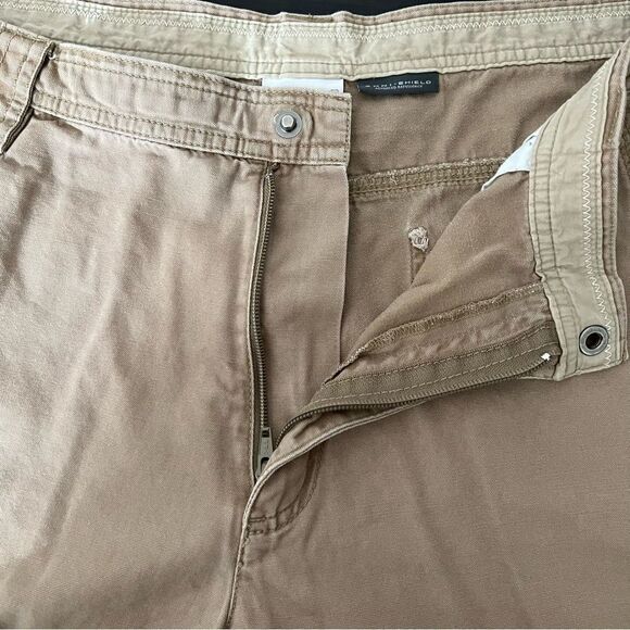 Columbia Shorts 9'' Mens Sz 36 Brown Omni-Shield Chino Pocket Hiking Outdoor - Picture 7 of 12
